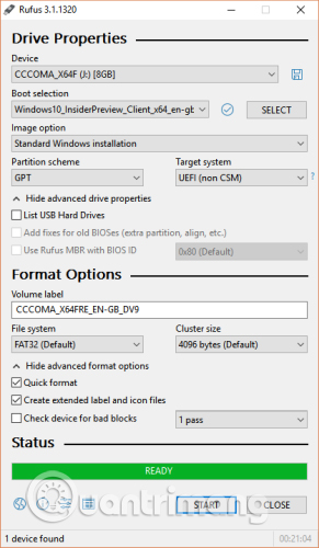 Phần mềm Windows USB/DVD Download Tool