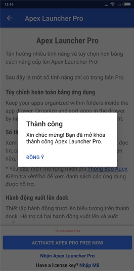 Thông báo nâng cấp thánh công