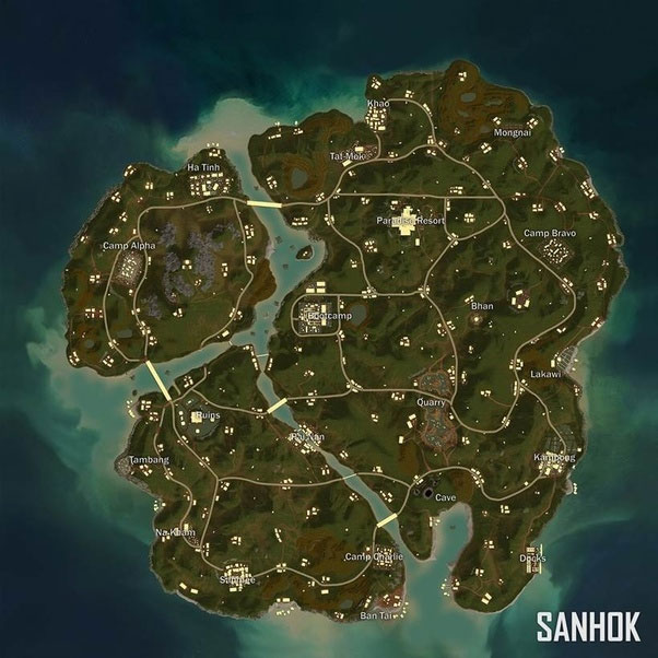 Bản đồ Sanhok