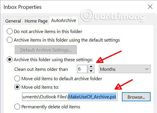 Thay thế File History