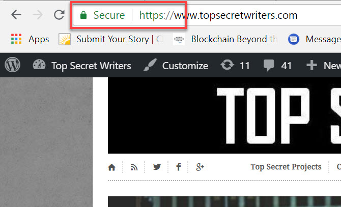 Thông báo Secure