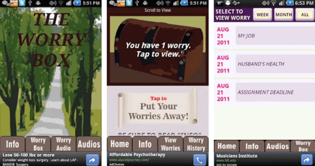 Ứng dụng The Worry Box