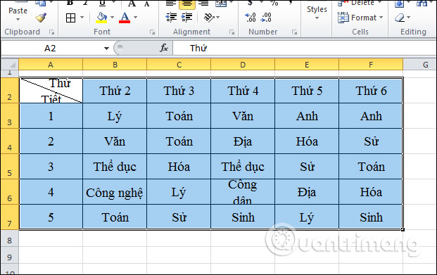 Cách chỉnh kích thước dòng, cột, ô bằng nhau trên Excel - Ảnh minh hoạ 9