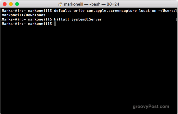 Thay đổi vị trí lưu ảnh chụp màn hình 