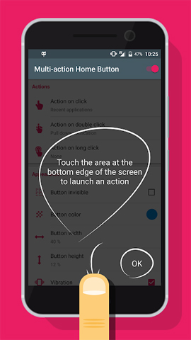 Ứng dụng Multi-Action Home Button
