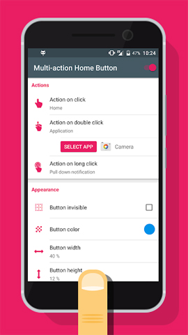 Chỉnh nút Home ảo