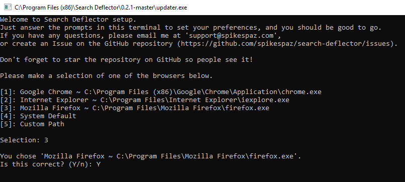 Chọn trình duyệt 