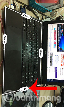 Ứng dụng sẽ hiển thị chi tiết kết quả