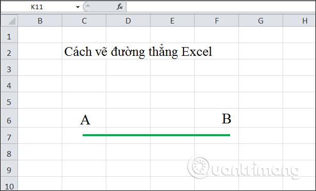 Cách vẽ đường thẳng, vẽ mũi tên trong Excel - Ảnh minh hoạ 11