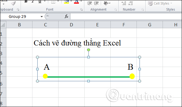 Cách vẽ đường thẳng, vẽ mũi tên trong Excel - Ảnh minh hoạ 18