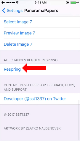 Respring thiết bị