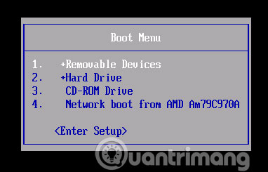 Menu Boot
