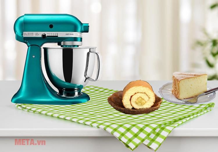 Máy trộn đa năng Artisan KitchenAid 5KSM150PSESA màu xanh ngọc cá tính.