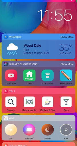 Đổi màu widget