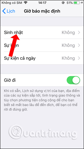 Lịch sinh nhật