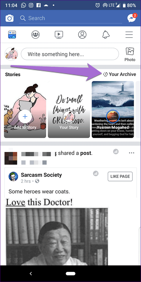 Cách sử dụng tính năng Story Archive trên Facebook