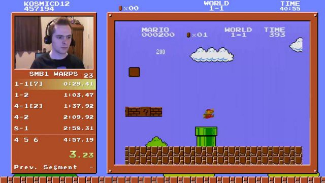 Kỷ lục thế giới mới về "phá đảo" Super Mario Bros.