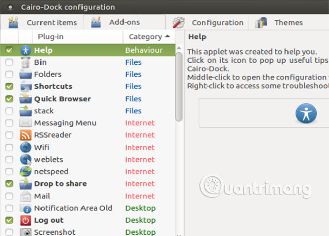 Cài đặt GLX Dock