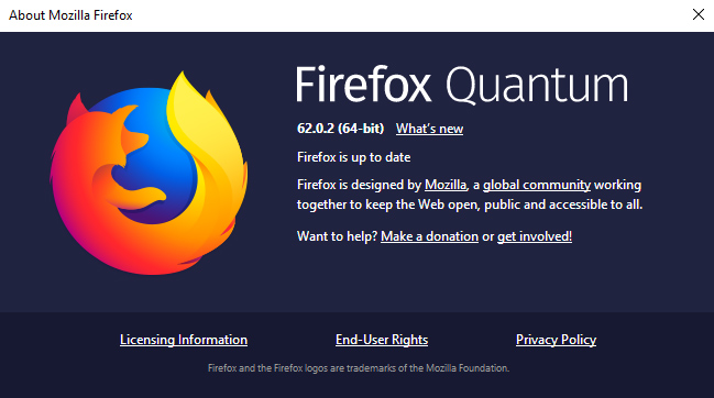 Firefox 62.0.2