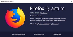 Mozilla phát hành Firefox 62.0.2 khắc phục lỗi làm hỏng hệ điều hành