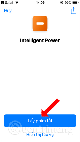 Get the shortcut Intelligent Power