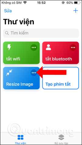 Thư viện Siri Shortcuts
