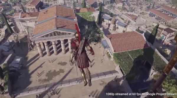 Assassin's Creed Odyssey sẽ được chơi thông qua việc stream hình ảnh trên trình duyệt Chrome với độ phân giải 1080p 60fps