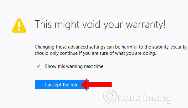 Truy cập trang tùy chỉnh