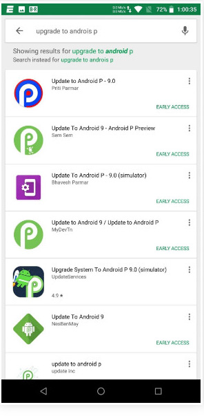 Update to Android Pie-9.0