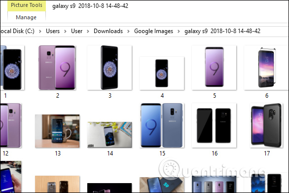 Thư mục lưu hình ảnh