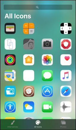 Chọn biểu tượng