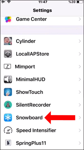 Cài đặt trên iPhone