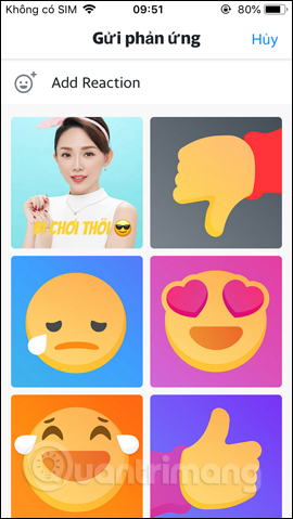 Danh sách biểu tượng