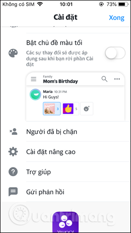 Danh sách tùy chỉnh