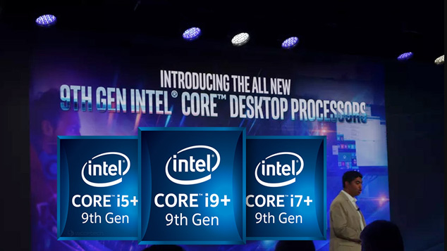 Ngoài bộ vi xử lý Core i9, Intel còn giới thiệu thêm hai bộ vi xử lý Core i5 (i5-9600K) và Core i7 thế hệ thứ 9 (i7-9700K)