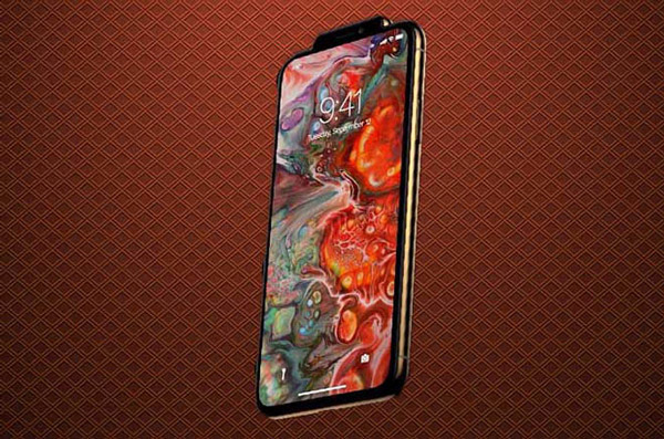 Cụm camera được đặt ở phía trên phần màn hình chính với một khối liền với thân máy