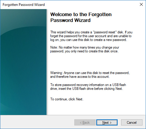 Cách sửa lỗi tạo Password Reset Disk trên Windows - Ảnh minh hoạ 2