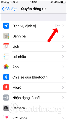Dịch vụ định vị