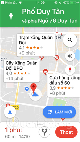 Danh sách cây xăng