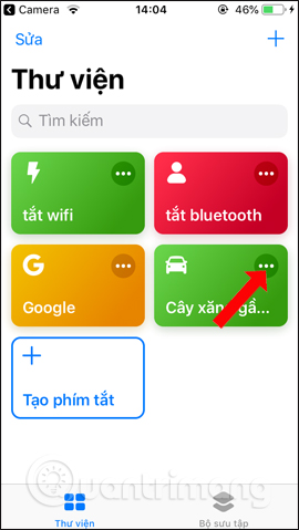 Tùy chỉnh phím tắt