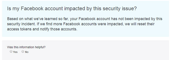 Is my Facebook account impacted by this security issue?