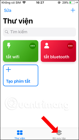Bộ sưu tập phím tắt