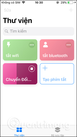 Tiến hành chuyển đổi