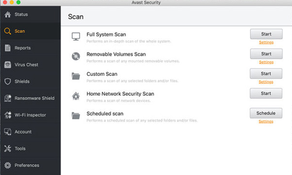 Avast Security for Mac