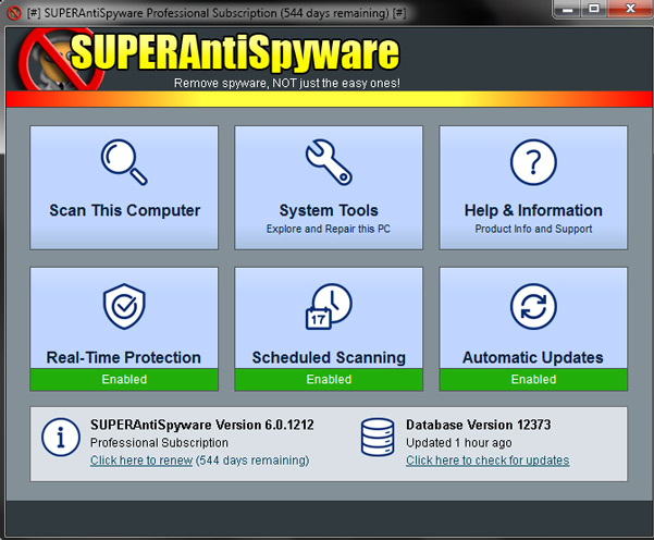 SUPERAntiSpyware 