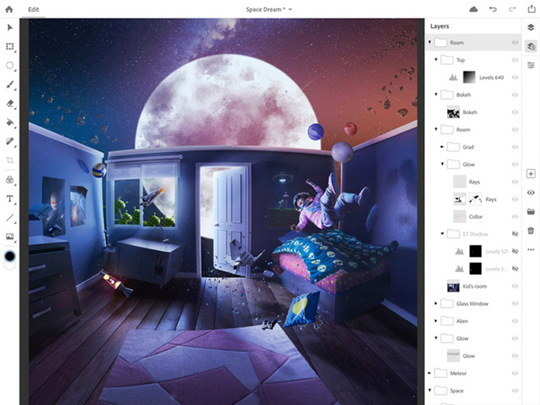 Photoshop CC dành riêng cho iPad