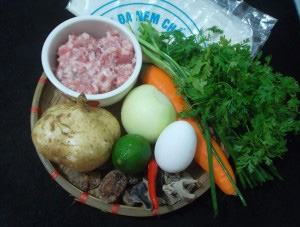 Chuẩn bị nguyên liệu