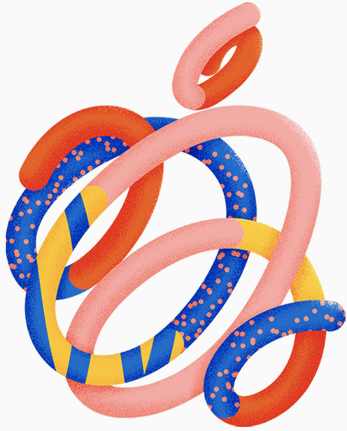 Những logo cách điệu mà Apple đã gửi đi trong thư mời sự kiện 30/10 2