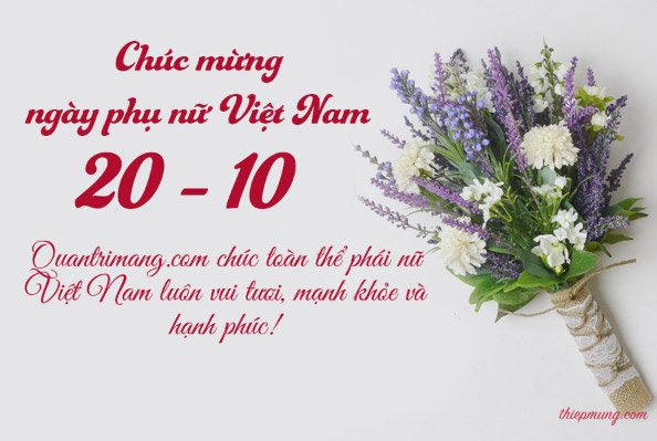 Gửi tặng những người phụ nữ tuyệt vời của bạn một bức thiệp mừng ngày Phụ nữ Việt Nam đặc biệt, thể hiện tình yêu và sự quý trọng đối với họ. Hãy cùng điểm tô cho bức thiệp của bạn thêm sinh động và ý nghĩa bằng những hình ảnh và lời chúc tuyệt vời.