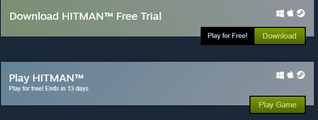 Các game thủ sẽ được chơi thử hoàn toàn miễn phí phiên bản Hitman 2016